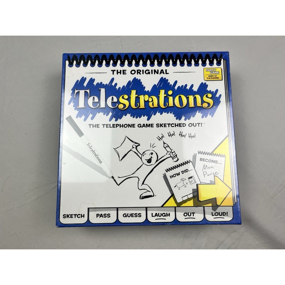 The Original Telestrations The Telephone Game Sketched Out USAopoly NEW SEALED